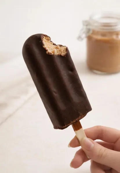 Palito helado de dulce de leche